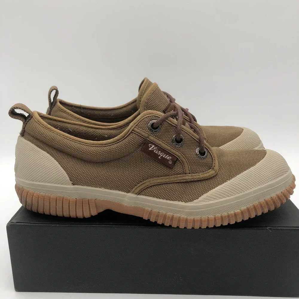 Vasque Portage Shoes Women's‎ 8 Low Canvas Olive Green Casual walking Sneakers - Picture 6 of 11